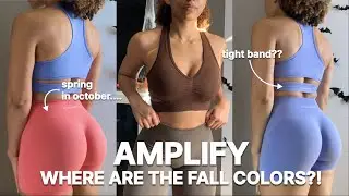 Alphalete Amplify Haul 22 октября | Честный неспонсируемый обзор | Новые бюстгальтер и шорты Ampl...