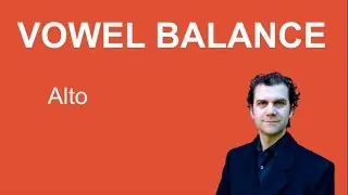Singing Warm Up - Alto - Vowel Balance