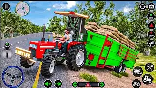 Tractor trolley samulater game impossible level High speed tractor Android Gameplay Live Stream