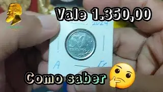 1.350,00: Moeda 50 Centavos 