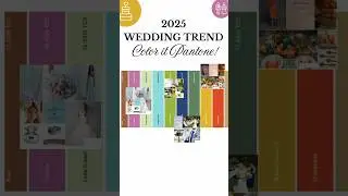 Pantone Wedding Colors for Spring/Summer 2025 #weddingcolortrends #weddingcolorsideas #weddingcolors