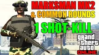 Marksman rifle mk2 can one shot playing only with common rounds and thermal vision gta online