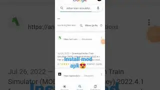 Indian train simulator mod apk unlock everything😎#short#