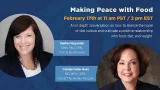Making Peace with Food | Educational Webinar Series on Addiction and Recovery by Hired Power