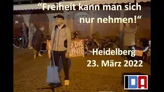 Eilversammlung gegen willk&uuml;rliche Angriffe der Stadt Heidelberg auf Versammlungsfreiheit