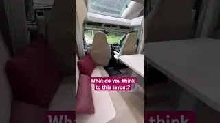 No bedroom? Benimar Tessoro T483 Motorhome layout. #shorts