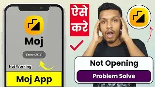 Moj app not opening (solve) | moj app not working | moj app open nahi ho raha hai