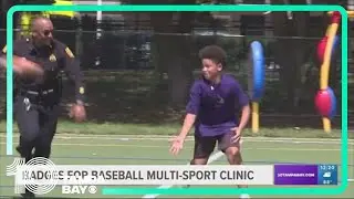 Badges for Baseball multi-sport clinic helps underserved children