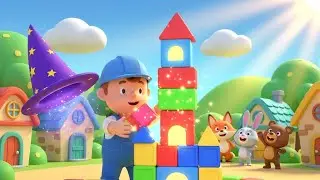 Roblox Little Builder Lost His Magic Hat 🎩 | Kids Songs & Nursery Rhymes