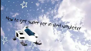 How to get insane speed on sled simulator!