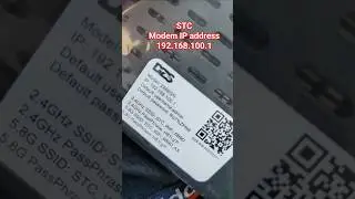 STC Modem ip 192.168.100.1 #phonk