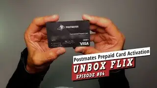 Postmates Commercial Prepaid Card Activation! #review #unboxflix #postmates