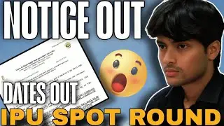 IPU SPOT ROUND NOTICE OUT 2025. ip university spot round. #ipuniversity #collegeadmission 