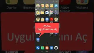Zoom Canlı Yayın Uygulaması Mobil Kurulumu