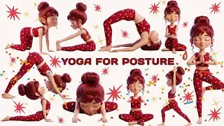 Yoga for Posture &ndash; Yoga for Children &ndash; Spine Health  #yoga #PostureYoga #YogaAtHome
