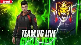 TEAM VG GUILD TEST ON LIVE 1V4 OR 1V6 @vasugamer001 @SonaGaming_09 #LIVE #shortslive #guildtest