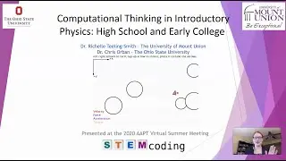 What is computational thinking and what does it have to do with physics?