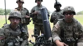 BEHIND THE SCENES with a U.S. Army 'Indirect Fire' Mortar Team
