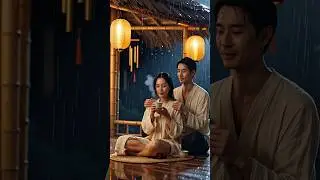 Romantic Rain Night 🌧️ | Cozy ASMR Tea & Relaxing Rain Sounds