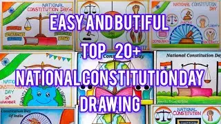 Top 20 National Constitution Day Drawing Ideas/Constitution Day Poster Drawings Easy/Law Day Drawin 