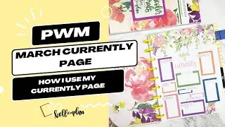 Plan with Me- March Currently page