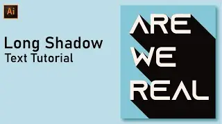 Easy Long Shadow Effect | Illustrator tutorial  #shorts #illustrator