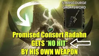 Promised Consort Radahn Gets No Hit By His Own Weapon - StarScourge GreatSword - Elden Ring DLC