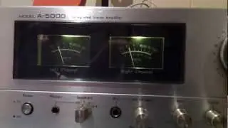 Testing Onkyo A-5000 stereo amplifier