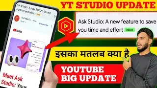 Ask studio : your creative partner Ask studio uses your channel data to give your insights and ideas