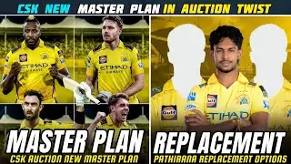 CSK NEW MASTER PLAN IS IPL AUCTION 🔥 PATHIRANA REPLACEMENT PLAYERS 