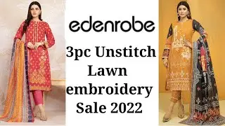 Edenrobe Unstitch Summer Collection Sale | 25% off Edenrobe Eid Collection Sale 2022 🔥