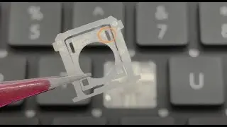MacBook Pro Retina Display AC07 hinge clip keyboard key cap installation guide