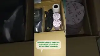 REVIEW IWARE ZJ-5809 MINI PORTABLE BLUETOOTH THERMAL PRINTER PPOB/KASIR 58MM #shorts