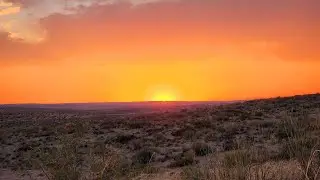 Smoky Wildfire Sunset Timelapse In Albuquerque, NM