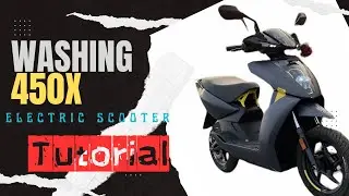 How to wash ather 450X Electric scooter | step by step process | Full details | water wash