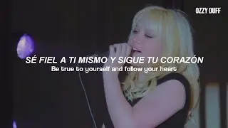 Hilary Duff - Someone's Watching Over Me (Espa&ntilde;ol + Lyrics) || video oficial