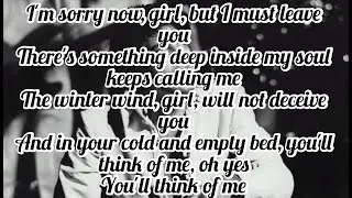 Elvis Presley - You'll Think Of Me (Lyrics)