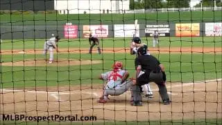 Austin House strikes out Kyle Wren - Arizona Fall League 2014