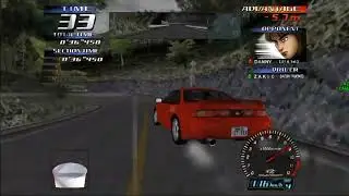 Initial D arcade stage ver.3 - new game+6 - vs Nakamura Kenta (Silvia S14) Android gameplay