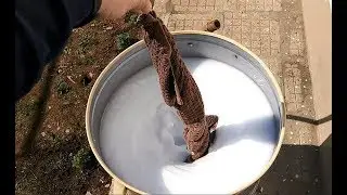 Experiment - Washing Clothes  - in a 50 Years Old Washing Machine