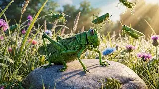 Five Little Grasshoppers Jump Jump Jump | Nursery Rhymes for Kids & Baby Songs