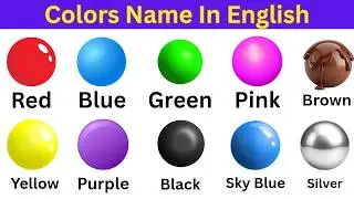Colors Name Learning for Kids | Educational Video