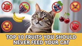 Top 10 Fruits You Should NEVER Feed Your Cat 🍇🚫 | Toxic Fruits for Cats!