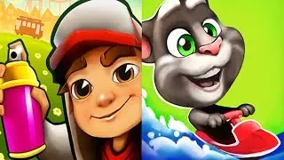 Subway Surfers Arabia VS Talking Tom Jetski Android Gameplay HD #1