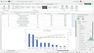 Cómo hacer un diagrama de Pareto en Excel (¡con actualización automática!🔥)