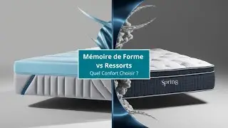 Matelas en M&eacute;moire de Forme vs Matelas &agrave; Ressorts : Lequel Choisir pour un Meilleur Confort ?