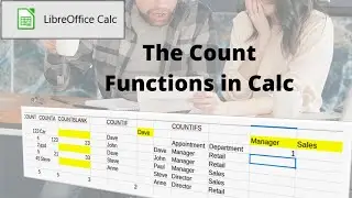 Как использовать функции подсчета в LibreOffice Calc