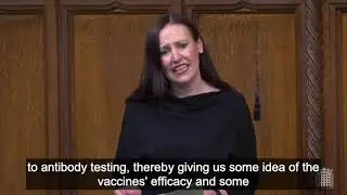 Question to Vaccines Minister - Immunocompromised People