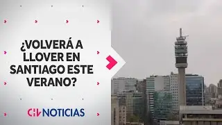 ¿Lloverá otra vez? Inusual fenómeno meteorológico en verano en la Región Metropolitana