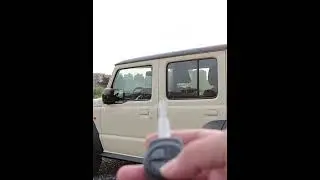 5 door jimny jb74 revese mirror folding showing video